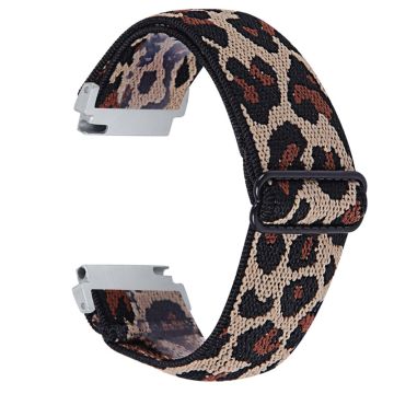 Elastisk klokkerem med unik design for Samsung Galaxy Watch - Leopard