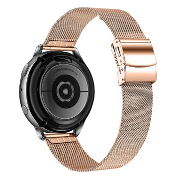 Flekkfri stålklokkerem med skilpaddespenne til Samsung Galaxy Watch 4 - Rose Gull