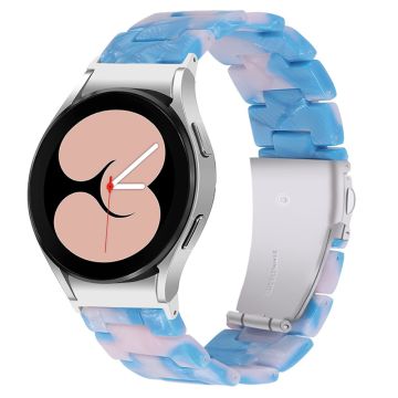 Stilig klokkerem i harpiksstil til Samsung Galaxy Watch 4 - Blå / Rosa