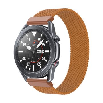 Elastisk klokkerem i nylon til Samsung Galaxy Watch 4 - Kaffe Størrelse: L