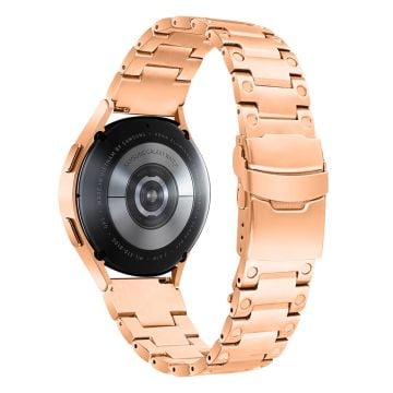 Samsung Galaxy Watch 4 Classic (46 mm) / (42 mm) / (40 mm) / (44 mm) 316 rustfritt stålrem - Rose Gull