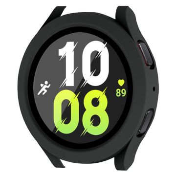 HAT-PRINCE Samsung Galaxy Watch 5 (40mm) / 4 (40mm) deksel med herdet glass - Svart