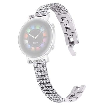 Samsung Galaxy Watch 5 (44mm) / (40mm) / Pro rhinestone dekor klokkerem - Sølv