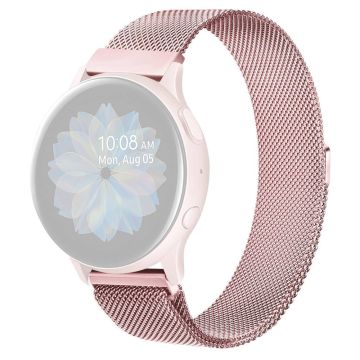 Samsung Galaxy Watch 5 (44mm) / (40mm) / Pro milanesisk klokkerem med magnetisk spenne - Rosa