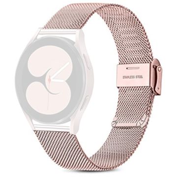 Samsung Galaxy Watch 5 / 5 Pro / Watch 4 milanesisk klokkerem - Rosa Rose