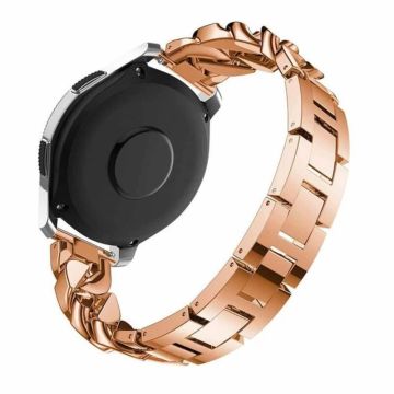 Samsung Galaxy Watch 5 / 4 urrem med rhinestone-dekor - Rose Gull