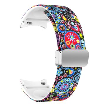 Samsung Galaxy Watch 5 (44mm) / (40mm) / 4 (44mm) / (40mm) mønster silikonklokkerem - Fargerike Maneter