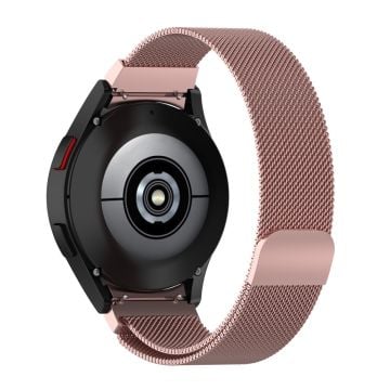 Milanese rustfritt stålrem til Samsung Galaxy Watch 6 / 5 / 4 - Rosa Rose