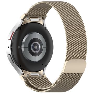 Samsung Galaxy Watch 6 / 5 / 4 milanesisk rustfritt stålrem - Stjernelys