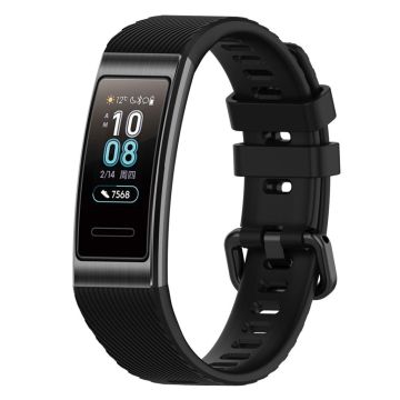 Huawei Talkband 3 Pro / 3 Silikon Klokkereim - Svart