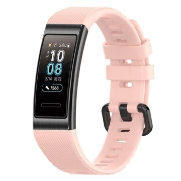 Huawei Talkband 3 Pro / 3 Silikon Klokkereim - Rosa