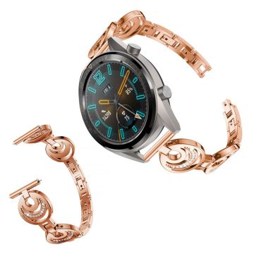 Huawei Watch GT 2 46 mm elegant rombeformet urrem - Rose Gull