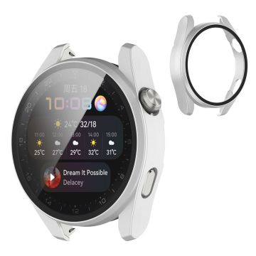 Huawei Watch 3 Pro TPU-deksel + herdet glass - Sølv