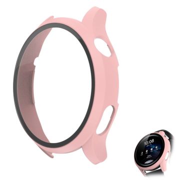 Matt deksel + skjermbeskytter i herdet glass for Huawei Watch 3 Pro - Rosa