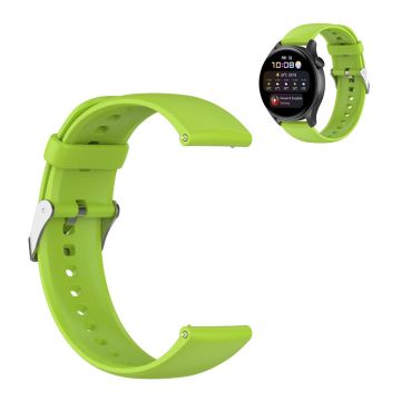 22 mm sporty klokkerem i silikon til Huawei-klokke - Lime