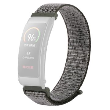 Huawei Band 6 / 3 nylonklokkerem - Mørk Olivengrønn