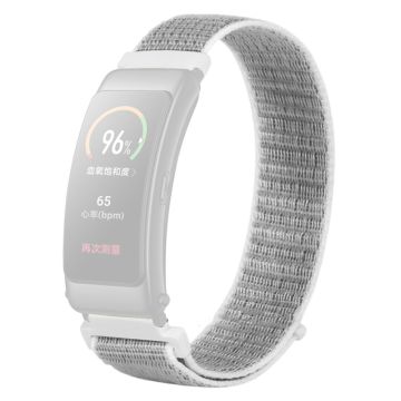 Huawei Band 6 / 3 nylonklokkerem - Muslingskjell Hvit