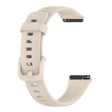 Huawei Band 7 klokkerem i silikon - Elfenbenshvit