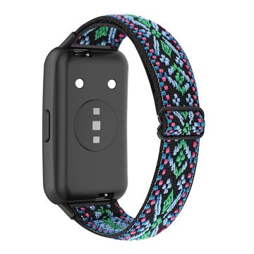 Huawei Band 7 klokkerem i ekte skinn - Grønn