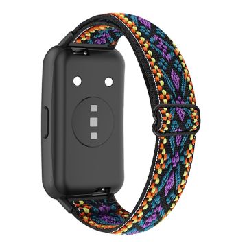 Huawei Band 7 klokkerem i ekte skinn - Lilla