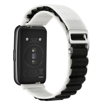 Huawei Band 7 nylonrem - Stjernelys / Svart