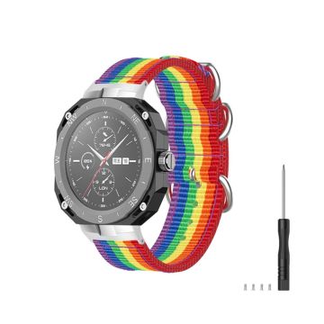 Huawei Watch GT Cyber nylonklokkerem - Regnbue