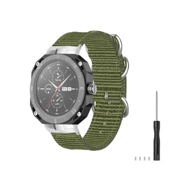 Huawei Watch GT Cyber nylonklokkerem - Militærgrønn