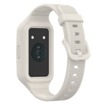 Huawei Band 8 / 7 / 6 silikonrem med deksel - Grå