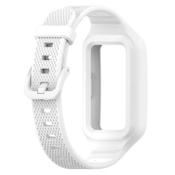 Huawei Band 8 / 7 / Honor Band 6 silikonrem med deksel - Hvit