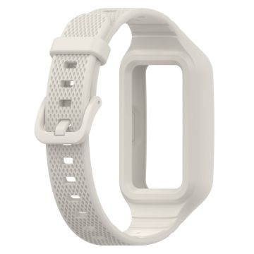 Huawei Band 8 / 7 / Honor Band 6 silikonrem med deksel - Grå