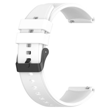 22 mm silikonrem for Huawei Watch 4 / 3 / 3 Pro - Hvit