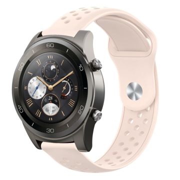 22mm Huawei Watch 2 Pro silikon se bandet - Light Pink