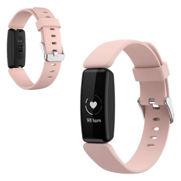 Fitbit Inspire 2 silikonarmbånd - Rosa Størrelse: L