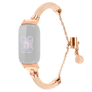 Fitbit Inspire 2 / Inspire / Inspire HR metallrem - Rose Gull