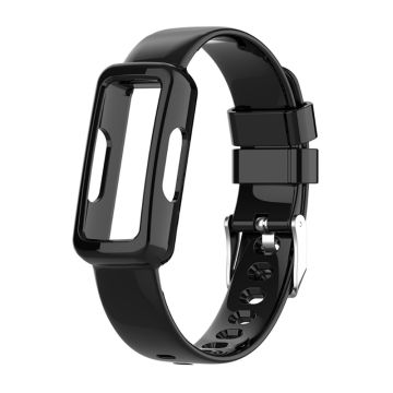 Fitbit Ace 3 / Luxe / Inspire HR klart TPU-deksel + klokkerem - Svart