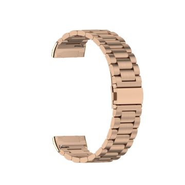 Fitbit Sense 2 / Versa 4 / 3 klokkerem i rustfritt stål - Rose Gull