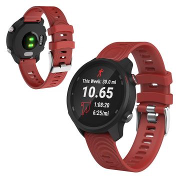 Garmin Vivomove / Forerunner 245 Musikk / 645 Musikk Silikon Klokkereim - Rød