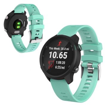 Garmin Vivomove / Forerunner 245 Musikk / 645 Musikk Silikon Klokkereim - Cyan