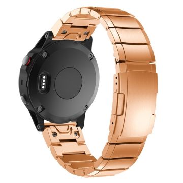 Garmin Fenix ​​5X rustfritt stål ur band - Rose Gold