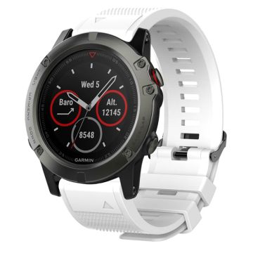 Garmin Fenix ​​5s Silikon Klokkereim - Hvit