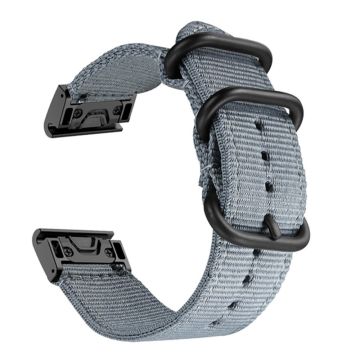 20 mm klokkerem i nylon for Garmin-klokke - Grå