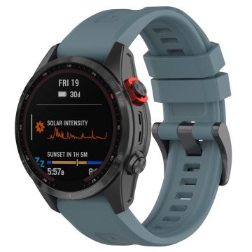 26 mm klokkerem i silikon for Garmin-klokke - Midnattsgrønn