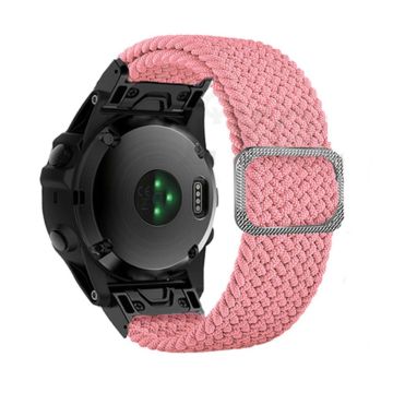 26 mm nylonrem til Garmin- og Coros-klokker med spenne - Rosa