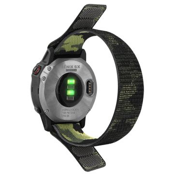 26 mm klokkerem i nylon for Garmin-klokke - Kamuflasjegrønn