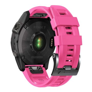 Silikonrem for Garmin / Amazfit og Coros-klokke - Varm Rosa