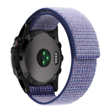 Nylonstropp for Garmin / Amazfit og Coros-klokke - Lyselilla