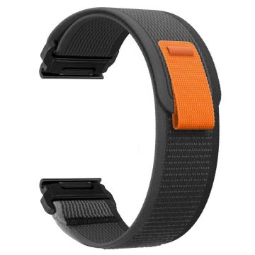 22 mm nylonrem for Garmin / Amazfit og Coros-klokker - Grå