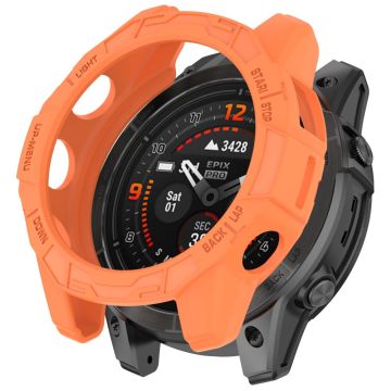 Garmin Epix Pro (Gen 2) 47mm / Fenix 7 Pro / 7 hollow beskyttelsesdeksel - Oransje