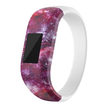 Garmin Vivofit Jr Mønstertrykk Klokkereim - Størrelse: S - Rød Galaxy