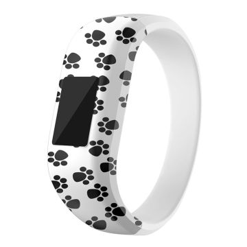 Garmin Vivofit Jr Mønstertrykk Klokkereim - Størrelse: S - Paw Prints